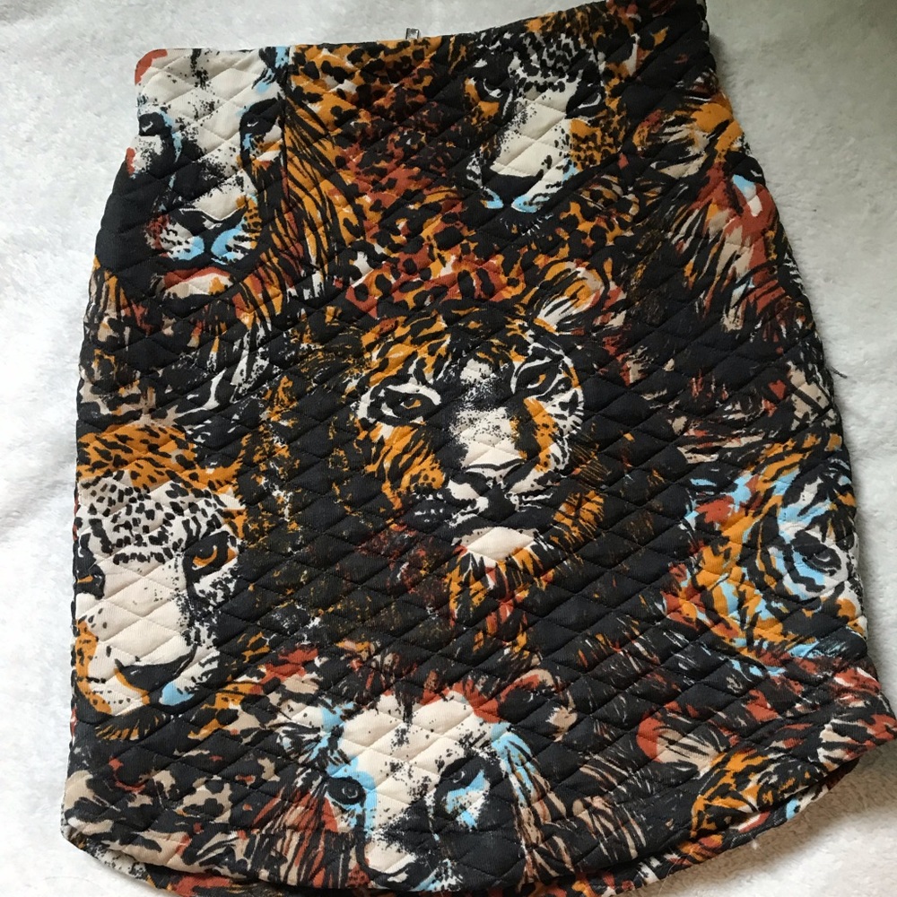 Quilted animal skirt